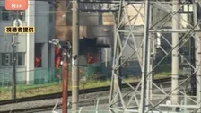 「爆発音がして炎が見える」宮城・東松島市の中学校で火事　物置と軽トラック1台が焼ける　物置内の電球がショートした可能性