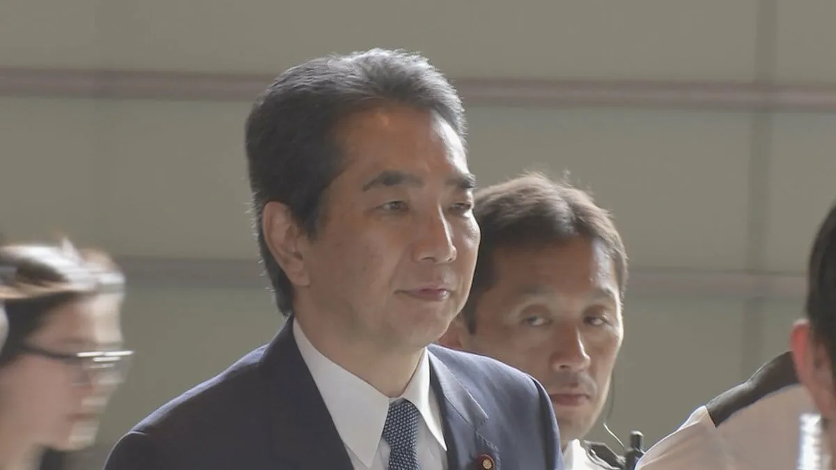 【速報】江藤農水大臣総理官邸に 「コメを買ったことはない」などと発言し批判相次ぐ　政府・与党内で辞任不可避の情勢か