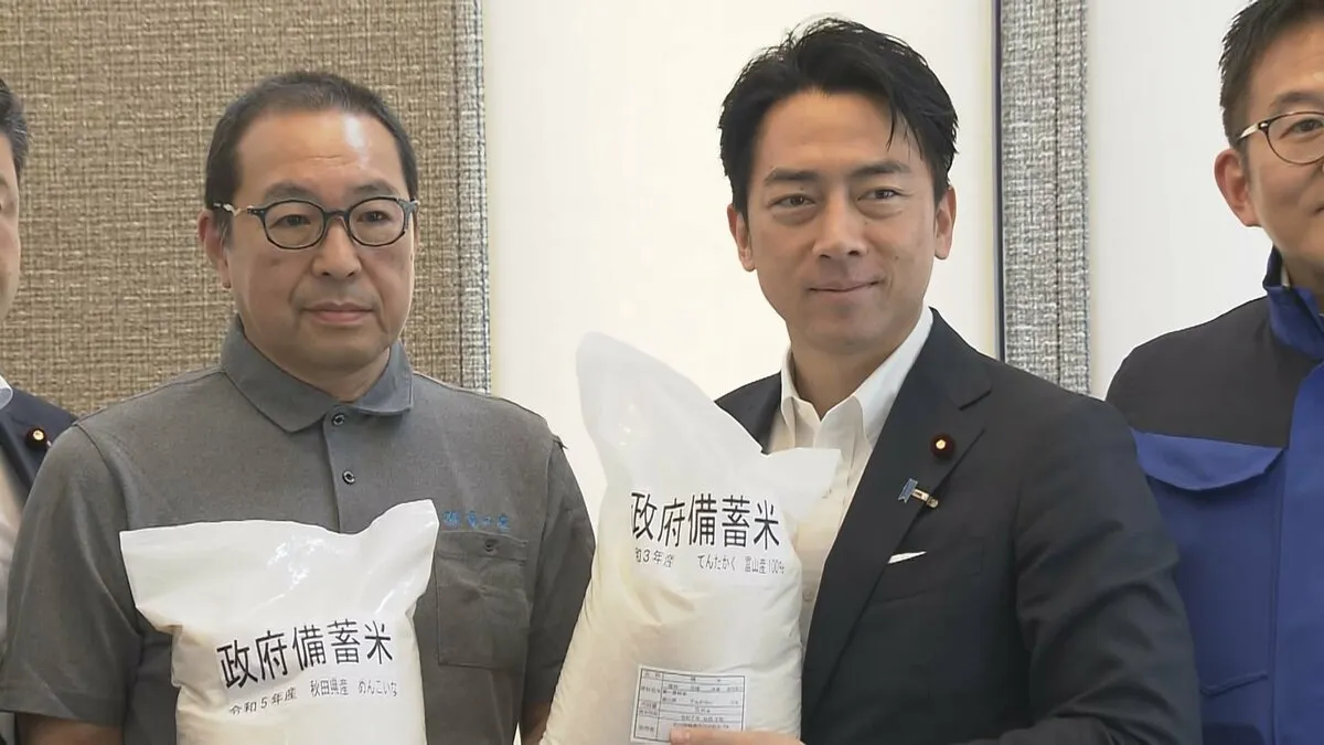 小泉農水大臣　被災地の能登で備蓄米の販売状況確認や地元のコメ農家らと意見交換