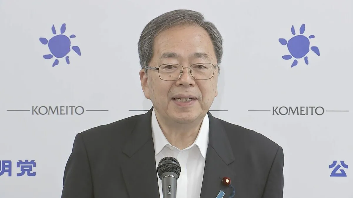 「問題の全容解明に繋がる動きだ」 公明党代表　下村氏の参考人招致で賛成態度めぐり