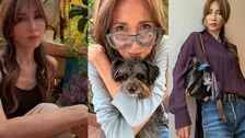 【 工藤静香 】　ルイ・ヴィトンのバッグ“私服ショット”公開　「同じバッグの写真だ！」とセルフツッコミ　愛犬や画材道具との自撮りも