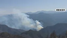 群馬県の山林で火災　県が自衛隊に災害派遣を要請　およそ2ヘクタールの範囲で延焼中