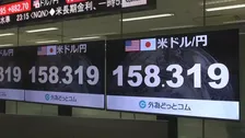 円安進み一時1ドル＝158円台　“レートチェック”前の水準に