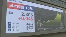 長期金利 一時2.32％に上昇　中東の混乱長期化懸念で約2か月ぶりの高水準
