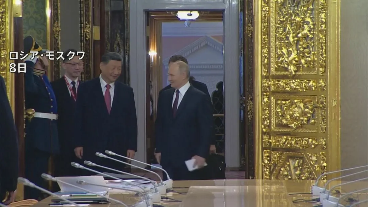 中国の習近平国家主席とロシアのプーチン大統領が会談　関係強化を確認　アメリカのトランプ政権をけん制も