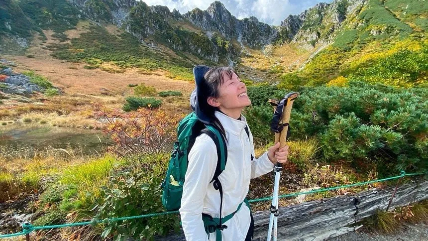 【 小西真奈美 】登山の熊対策は “山に一礼して入る” 絶えず敬意を払う姿勢　熊鈴・会話・情報確認・そして感謝も　 “安全第一　念には念”
