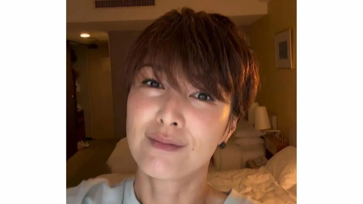 【 吉瀬美智子 】　「こういう風にちょっとだけ裏技使ってます」キャップをよく着用する女性必見　おしゃれと機能性を両立させる髪型テクニックを公開