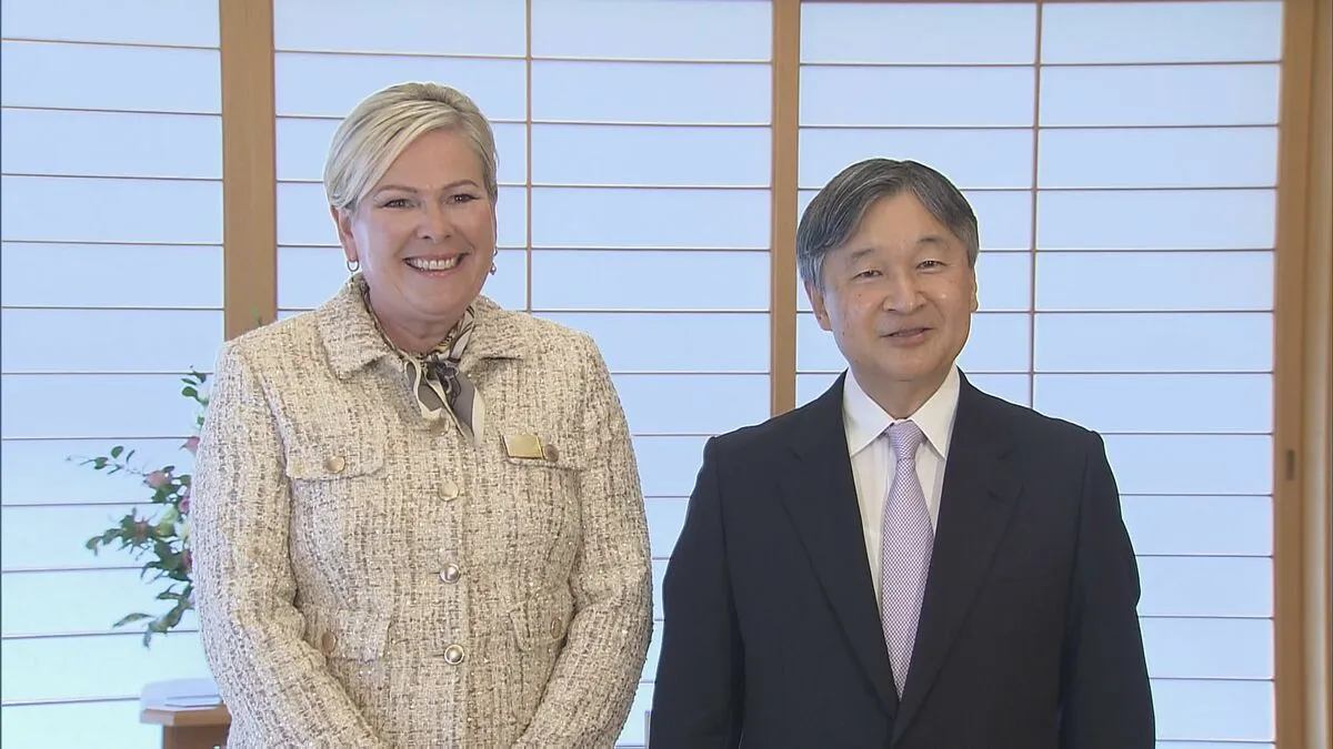 天皇陛下 来日中のアイスランド大統領と皇居・御所で懇談 ジェンダー平等や環境問題について意見交換