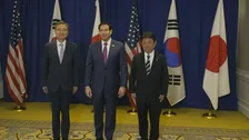 日米韓外相がNYで会談　サプライチェーンの安定確保へ協力確認　中国の輸出規制を念頭に