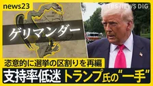【アメリカ中間選挙】「勝つため何でもする」トランプ氏の奇策“ゲリマンダー”とは？政治家が有権者を選ぶ異例の事態【news23】