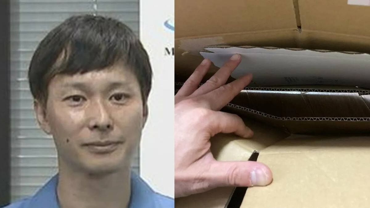 【ごみ清掃芸人】　「下をたたみ込んで、内側にできたポケットにダンボールを差し込むと持ち運びが楽ですよー」　ダンボールのまとめ方を紹介【マシンガンズ滝沢】