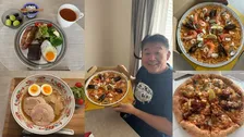 【 花田虎上 】　1日3食の豪快な食卓を披露　妻とのピザ＆パエリアランチや亡き父・貴ノ花氏との思い出の味も「タンメンは親父が好きだったなぁ」