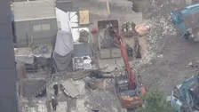 首に鉄筋が刺さる事故　50代くらいの男性作業員が死亡　東京・中央区のビル建設工事現場