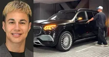 【 ユージ 】　2,400万円の超高級車　〝マイバッハ〟と２ショット　「めっちゃ良い車ですね　カッコいいです」　ファン反響