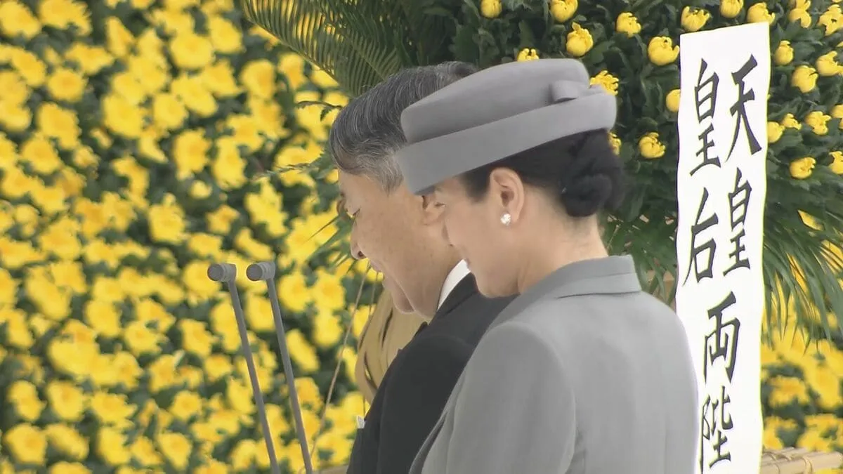 【速報】全国戦没者追悼式　天皇陛下おことば　戦後80年「戦中・戦後の苦難を今後とも語り継ぎ」【全文掲載】