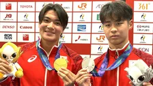 男子200m個メ 松下知之が競泳陣初金メダル！14年萩野以来、12年ぶりのアジア王者に　17歳・小島夢貴が銀【アジア大会】