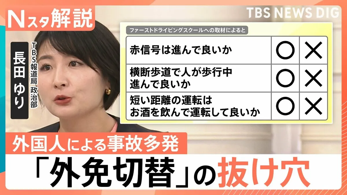 急増する「外免切替」 外国人による事故多発で“厳格化”へ 日本の運転免許が人気のワケは?【Nスタ解説】