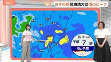 【7月2日 関東の天気】あすの朝 どしゃ降り関東