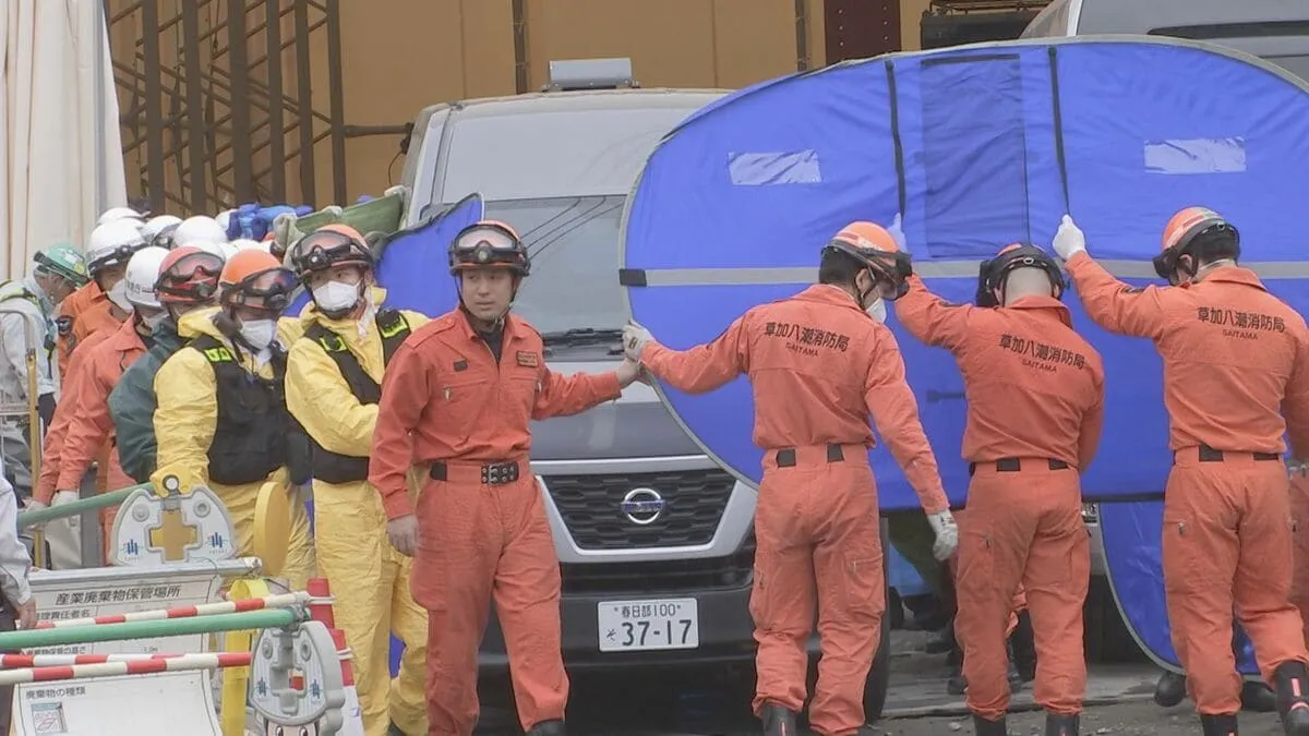 【速報】埼玉・八潮市道路陥没事故 遺体で発見されたのは穴に転落したトラック運転手と判明 運転手は千葉県八街市の74歳男性と警察発表