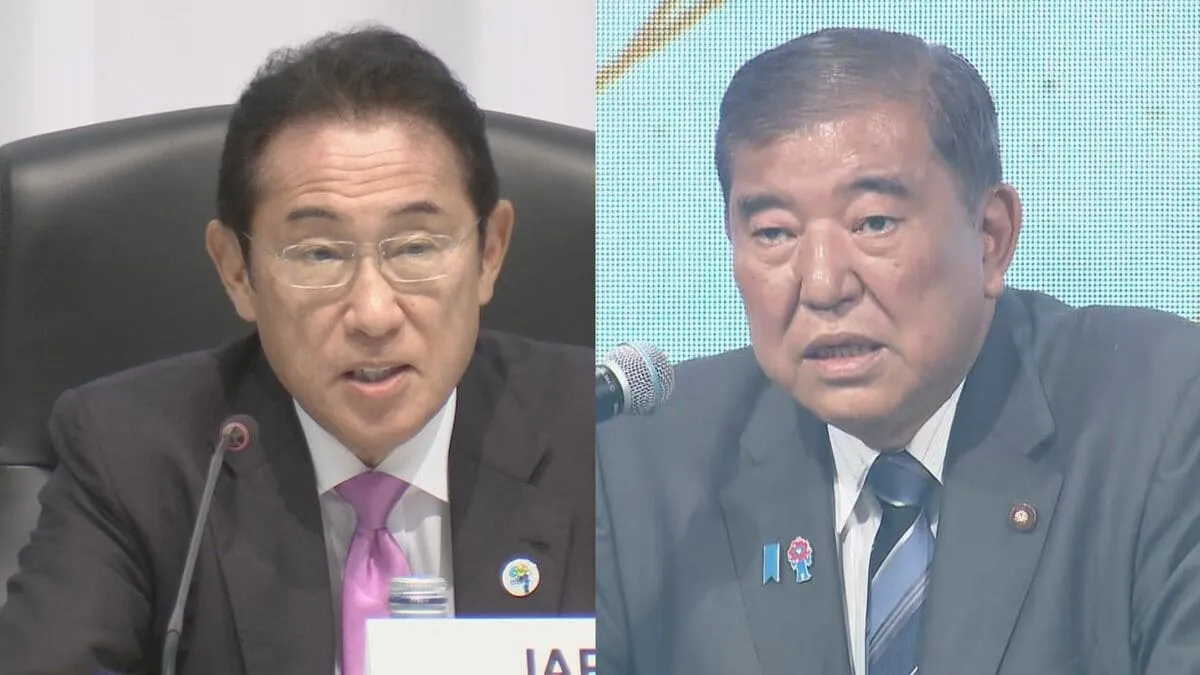 石破総理、岸田文雄前総理と意見交換　TICAD開催めぐり謝意伝える