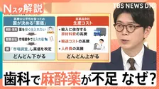 抜歯などが困難に？歯科で麻酔薬が不足「今後も頻発する」懸念も…背景にある“安価”なジェネリックの限界【Nスタ解説】