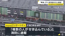 「空気にごってない？」目やのどに痛み 23人が症状訴え8人搬送　名古屋市の大型商業施設「mozoワンダーシティ」 原因などわからず
