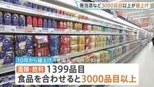 発泡酒など3000品目以上の食品が値上がり　きょうから10月　多くの企業で内定式　「就活セクハラ」対策も事業主に義務付け