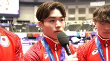 岡慎之助が鉄棒で銀メダル！今大会4つ目のメダル獲得、築山翔馬は落下が響き8位【アジア大会・体操男子種目別】