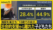 児童養護施設などを巣立って…「ケアリーバー」となった若者たち “孤独”“不安”を一人で抱えないで！自立への課題と必要な支援とは【news23】