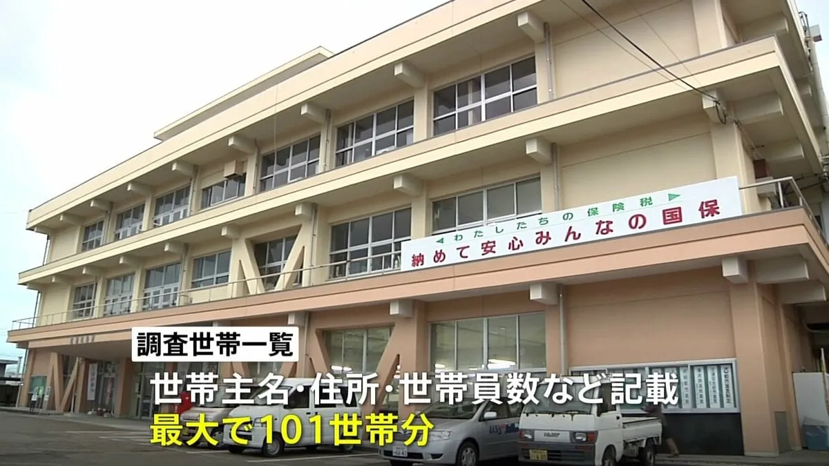 調査員が国勢調査関係書類を紛失 最大で101世帯分の個人情報記載 鳥取・境港市