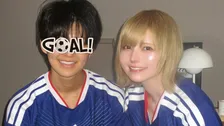 【 益若つばさ 】息子とサッカーＷ杯観戦「日本決勝トーナメント進出ーー！」　“愛犬専用” ユニフォームも