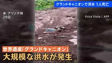 世界遺産「グランドキャニオン」で大規模洪水　男性1人死亡　約15人連絡取れず