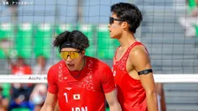 ビーチバレー男子、“二刀流”水町泰杜・黒澤孝太ペアがフルセットの激闘を制し銅メダル　日本勢16年ぶりの快挙【アジア大会】