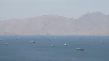 ホルムズ海峡に停泊中の韓国貨物船で爆発・火災　人命被害なし　トランプ大統領「イランが攻撃」