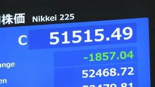 【速報】日経平均 1857円安の5万1515円で取引終了　円や日本国債も売られ「トリプル安」 イラン情勢の悪化が重しに