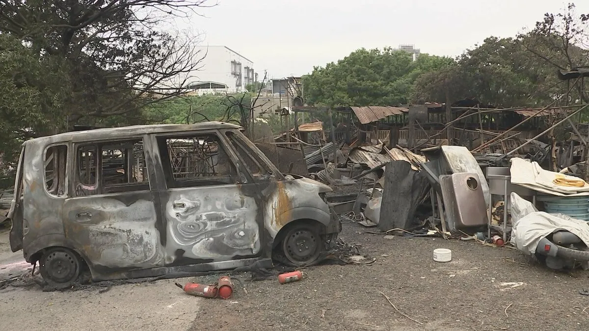 養豚場の火事で豚1頭が逃走 けさ発見され捕獲作業続く　飼育されていた豚100頭が被害に　神奈川県綾瀬市