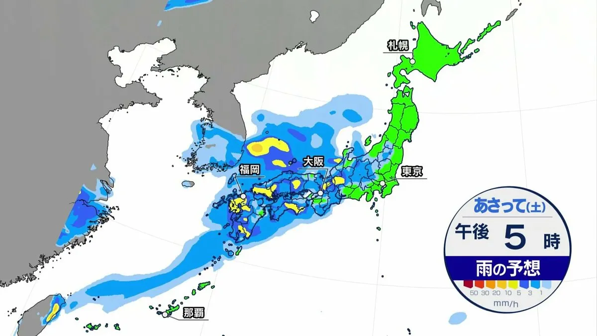【週末は大雨に警戒】土日は九州・近畿・関東など各地で雨に　来週は「酷暑」35℃超 猛暑日も【雨の予想シミュレーション】
