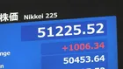 日経平均5万1000円台　取引時間中の史上最高値を更新　一時1000円超の上昇