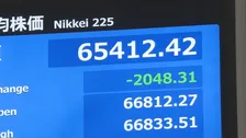【速報】日経平均 一時2000円超の値下がり 中東情勢の不透明感や長期金利上昇受けてリスク回避の売り注文増