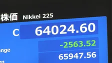 日経平均株価　終値2563円安の6万4024円　過去5番目に大きい下げ幅