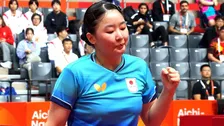 張本美和、女子シングルスで銅メダル以上確定！北朝鮮の選手にストレート勝利で準決勝進出【アジア大会・卓球】