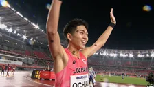 落合晃が快挙！男子800mで大会新、1分44秒48の金メダル　同種目では日本勢64年ぶり【アジア大会】