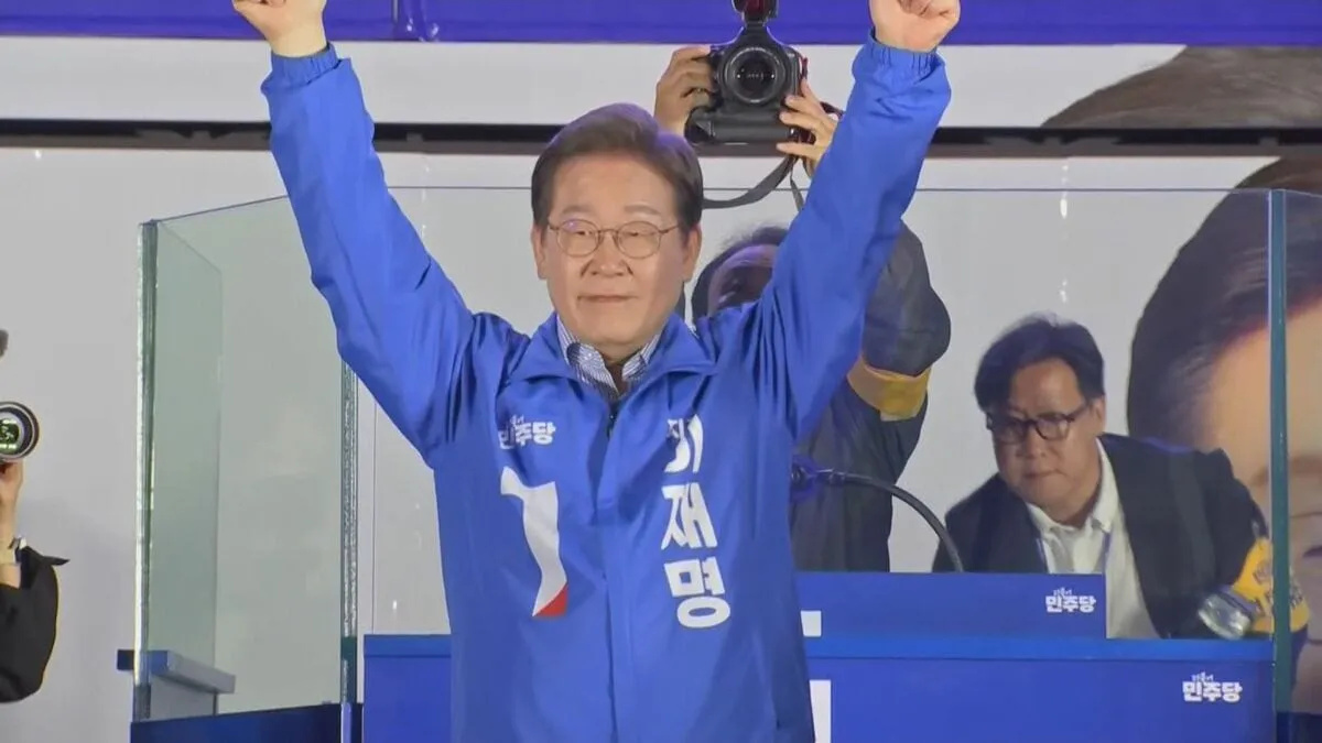 【速報】韓国大統領選 野党・李在明氏に当選確実の報道　韓国メディア