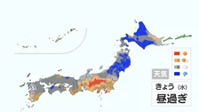 関東で日差しと猛暑復活　北日本は雷雨や激しい雨のおそれも　熊本は週末にかけて日に日に危険な暑さへ