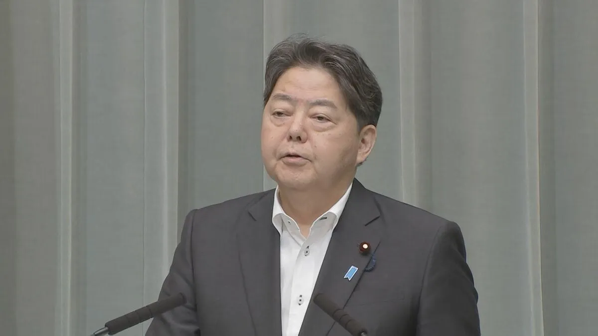 G7で3か国目　カナダのパレスチナ国家承認の意向受けて林官房長官「総合的な検討を行っている」