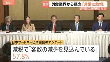 食料品消費税1%への減税法案を閣議決定「経営に重大な影響」税率“据え置き”の外食産業からは懸念の声