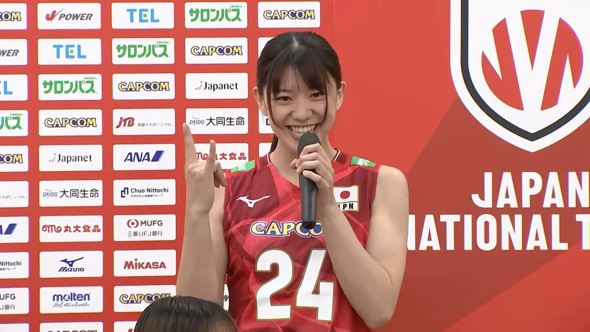 野中瑠衣「かわいいだけじゃだめですか？（笑）」佐藤淑乃「かわいいだけでは許されない」会見場沸かせる【バレー女子日本代表】