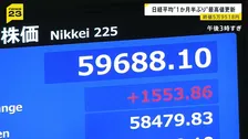 日経平均が最高値更新6万円に迫る　米・イラン“一時停戦”2週間延長への期待で…「2回目の直接交渉」の行方は【news23】