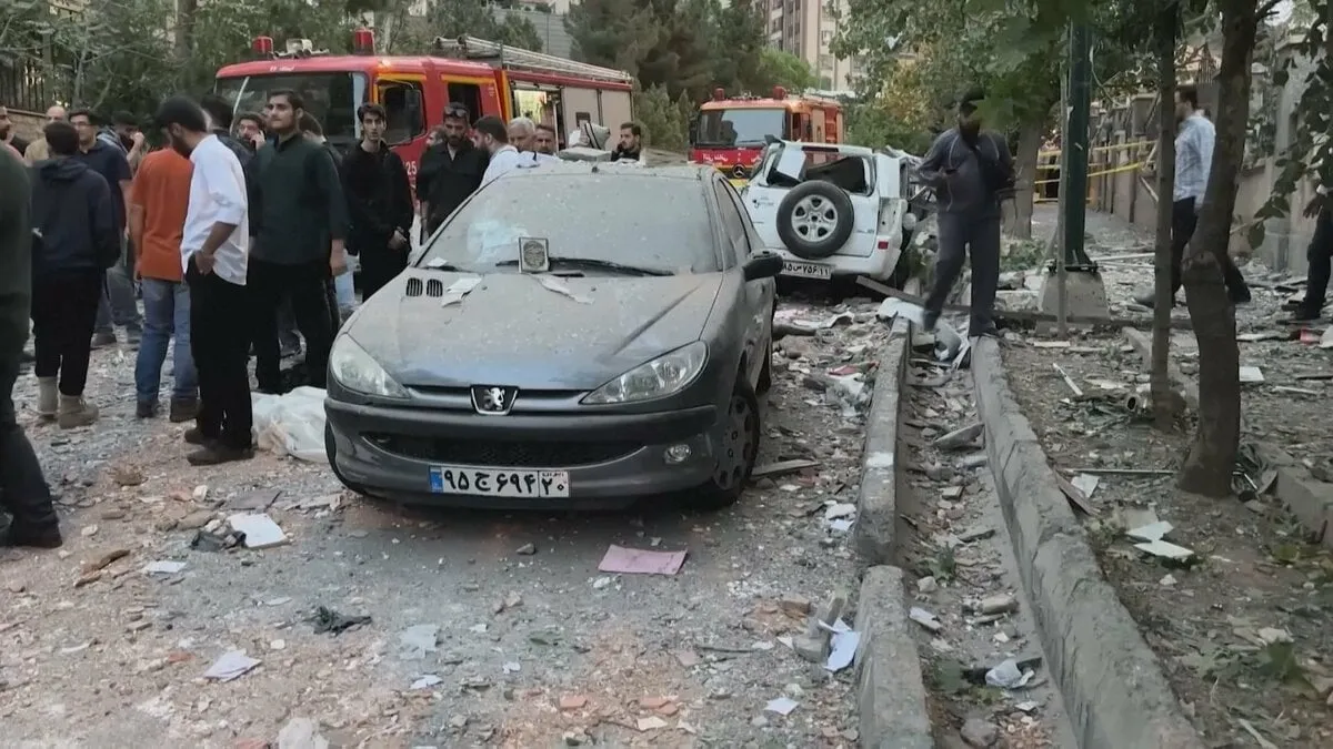 イランの首都テヘランで78人死亡 イスラエルの攻撃　イラン政府系メディアが報道