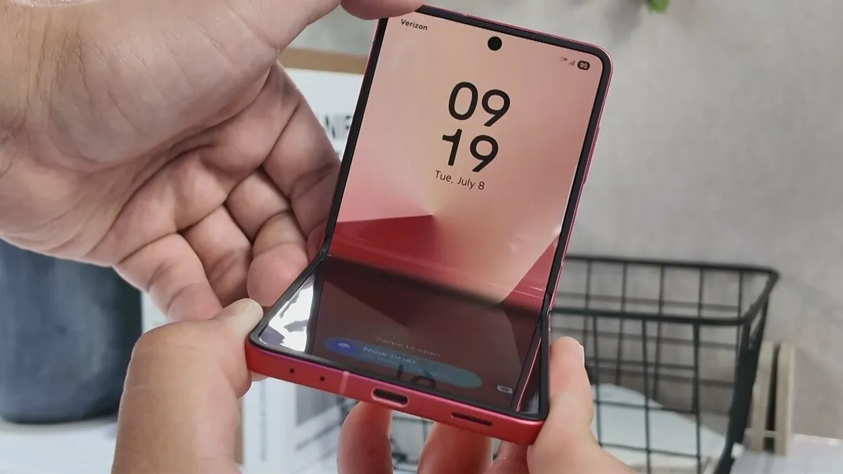 サムスンが最新折りたたみ式スマホをNYで発表